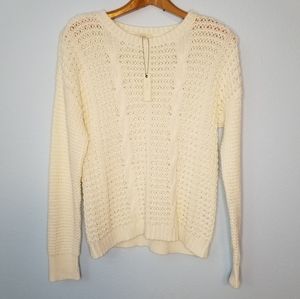 NWT Cupio cream knit sweater